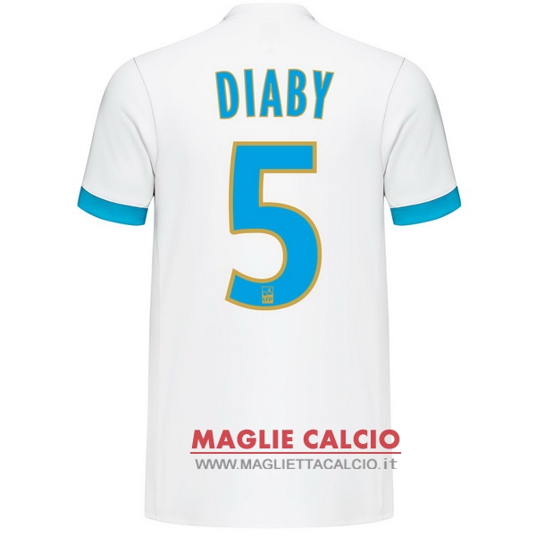 nuova maglietta marseille 2017-2018 diaby 5 prima